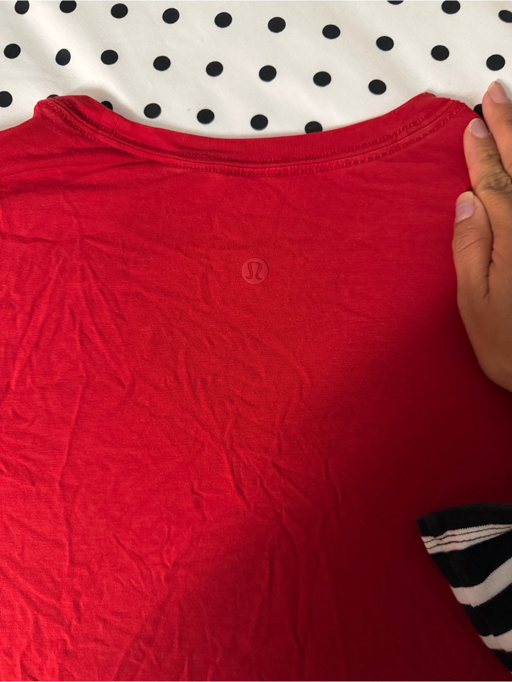 lululemon Red Short Sleeve Tee Like New